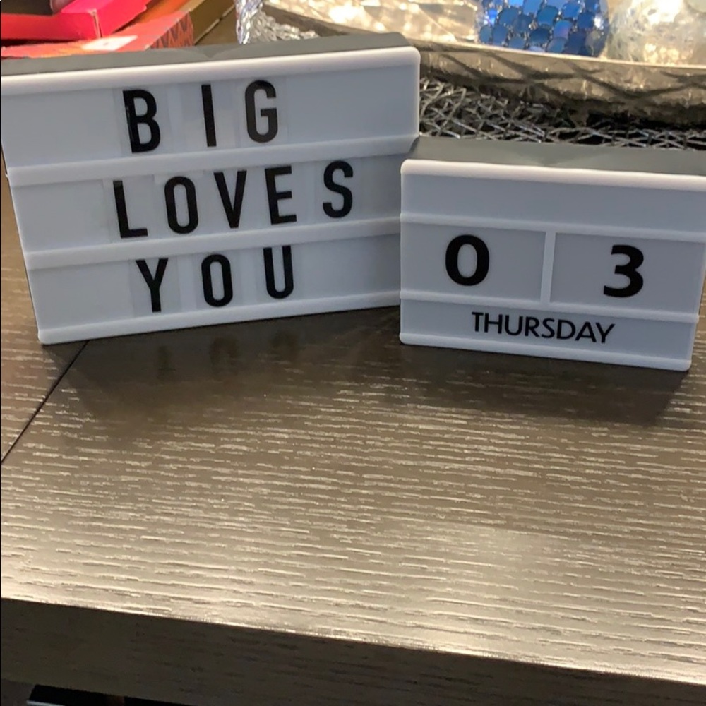 Light up boards with inserts